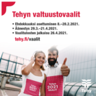 Tehyn valtuustovaalit 2021.